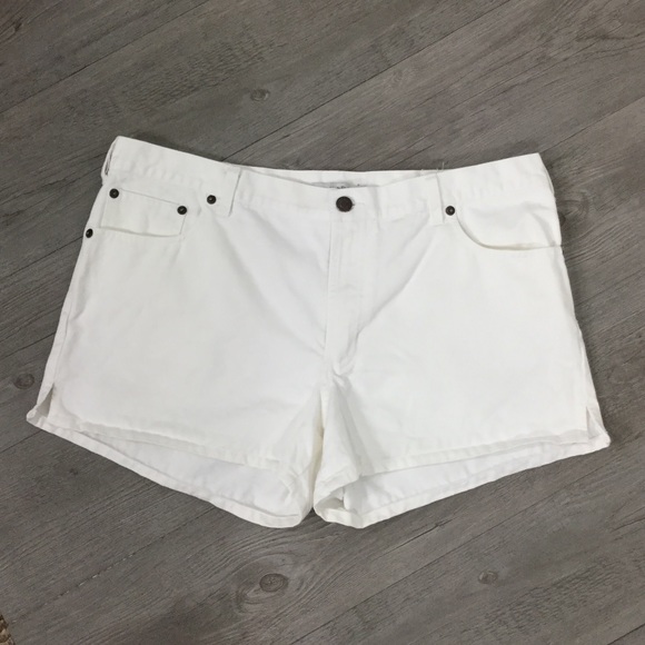 Abercrombie & Fitch Pants - Abercrombie & Fitch White Cotton Shorts